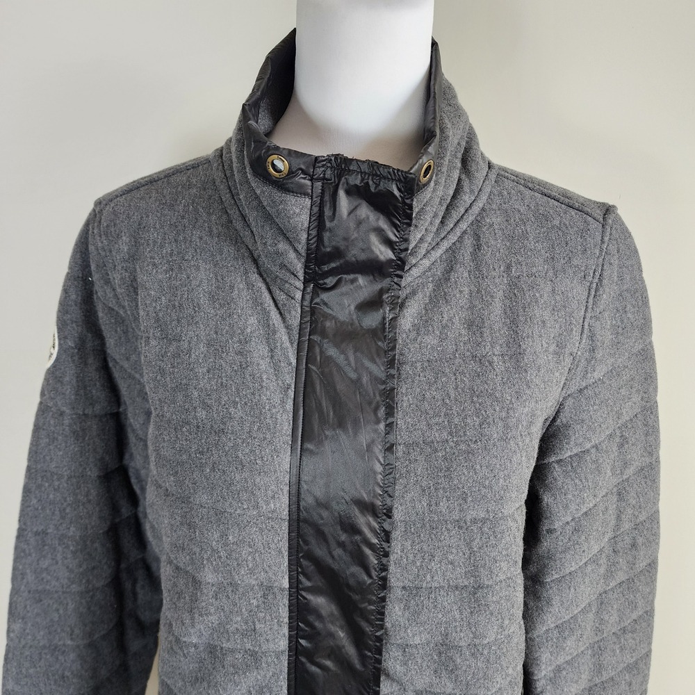 Twik Quilted Zip Up Jacket Womens XL Gray Mountain Patrol Coat Gorp Puffer - Picture 2 of 16